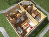 Проект дома ПД-020 3D План 2